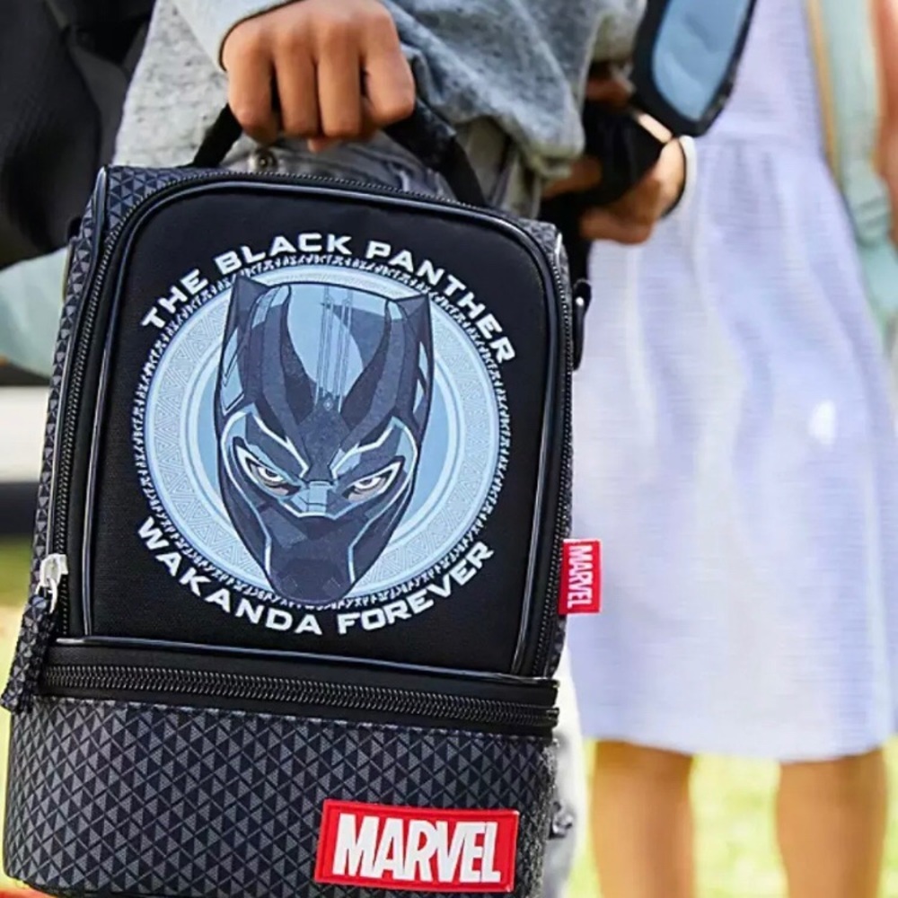 Disney Store black panther backpack lunchbox set - Picture 8 of 12